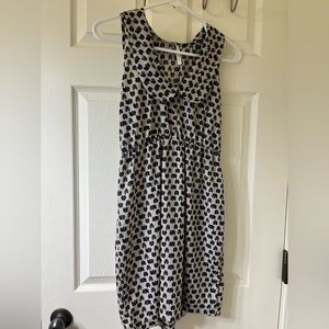 Gently worn white and blue dress. Size S